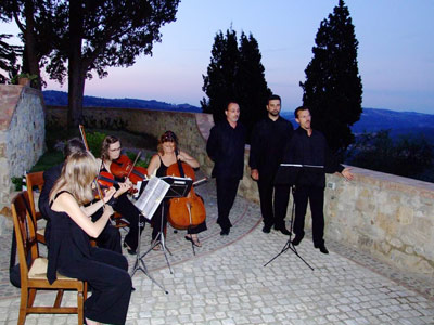 muzyka podczas wesela w Toskanii 1